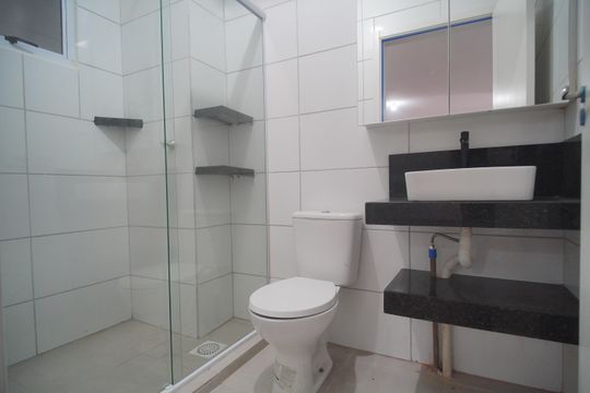Banheiro de apartamento para alugar com 2 quartos, 56m² em Campina, São Leopoldo