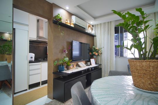 Sala de apartamento à venda com 3 quartos, 60m² em Jardim Itu, Porto Alegre