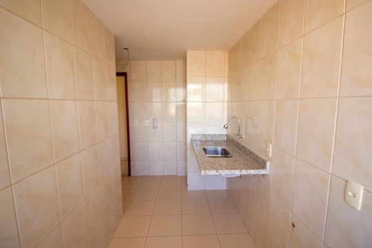 Cozinha de apartamento à venda com 3 quartos, 60m² em  Samambaia Norte (samambaia), Brasília