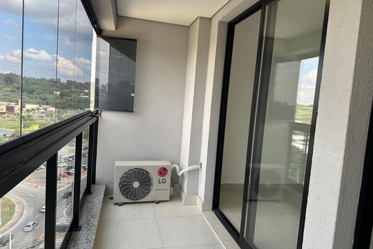 Varanda de apartamento para alugar com 1 quarto, 40m² em Tamboré, Barueri
