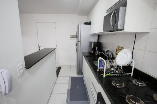 Cozinha de apartamento à venda com 2 quartos, 58m² em Anil, Rio de Janeiro