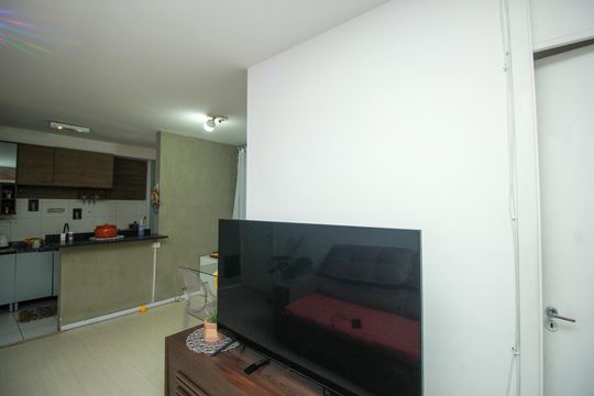 Sala de apartamento à venda com 2 quartos, 64m² em Jardim, Santo André