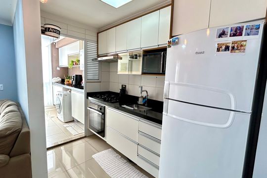 Cozinha de apartamento para alugar com 2 quartos, 63m² em Vila Endres, Guarulhos