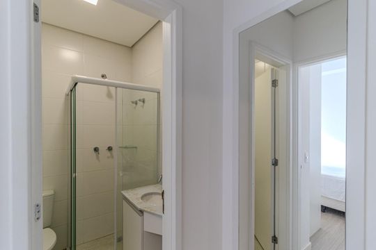 Corredor de apartamento para alugar com 1 quarto, 33m² em Santa Cecilia, São Paulo