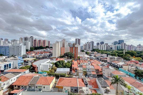 Vista da Varanda de apartamento para alugar com 1 quarto, 35m² em Vila Gomes Cardim, São Paulo