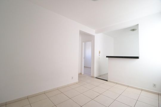 Sala de apartamento para alugar com 2 quartos, 44m² em Gávea, Uberlândia