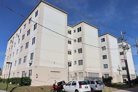 Fachada do bloco de apartamento à venda com 2 quartos, 43m² em Rubem Berta, Porto Alegre