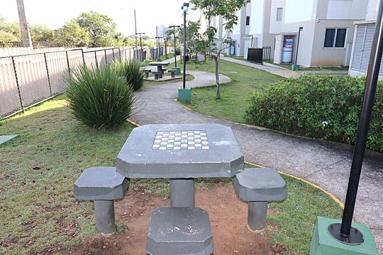 Área comum - Jogos de apartamento à venda com 2 quartos, 43m² em Rubem Berta, Porto Alegre