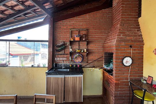 Sala - Varanda de casa à venda com 3 quartos, 225m² em Jardim Europa, Santo André