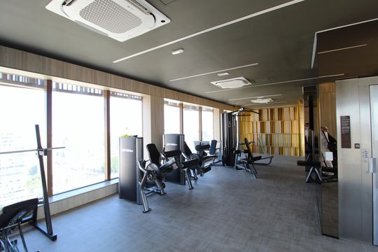Área Comum - Academia de kitnet/studio para alugar com 1 quarto, 27m² em Vila Nova Conceição, São Paulo