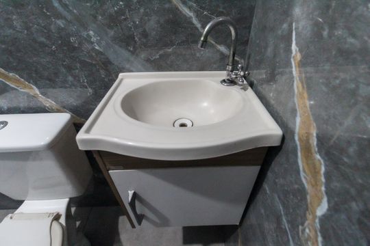 Banheiro de casa para alugar com 1 quarto, 59m² em Vila Lourdes, São Paulo
