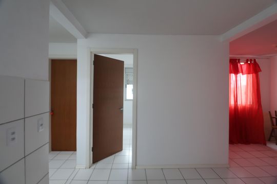 Cozinha e Área de Serviço de apartamento para alugar com 2 quartos, 48m² em Guajuviras, Canoas