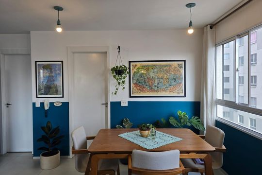 Sala  de apartamento à venda com 1 quarto, 36m² em Vila das Bandeiras, Guarulhos