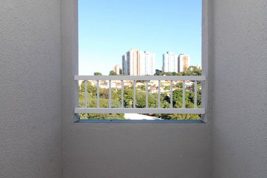 Varanda  de apartamento para alugar com 1 quarto, 29m² em Vila Sonia, São Paulo