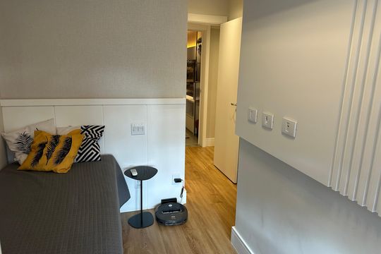 Suíte 1 de apartamento à venda com 3 quartos, 53m² em Empresarial 18 do Forte, Barueri