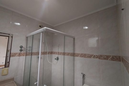 Banheiro da Suíte 2 de casa de condomínio à venda com 2 quartos, 96m² em Taquara, Rio de Janeiro
