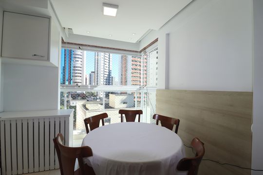 Varanda gourmet de apartamento à venda com 2 quartos, 77m² em Centro, Santo André