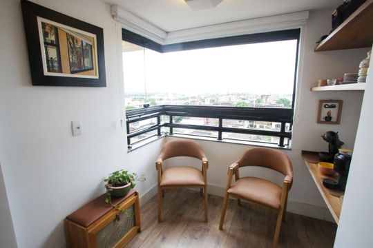 Varanda da Sala de apartamento à venda com 3 quartos, 118m² em Taquara, Rio de Janeiro