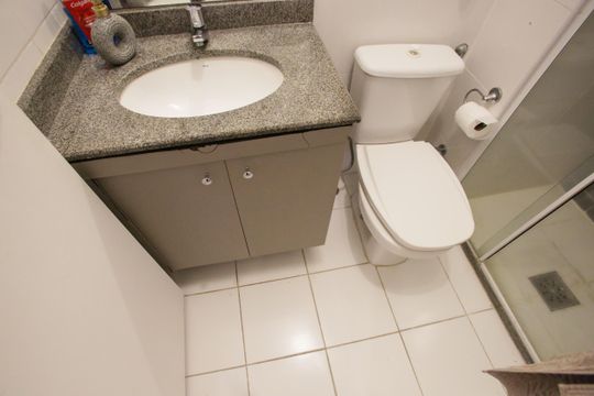 Banheiro Social de apartamento à venda com 3 quartos, 118m² em Taquara, Rio de Janeiro
