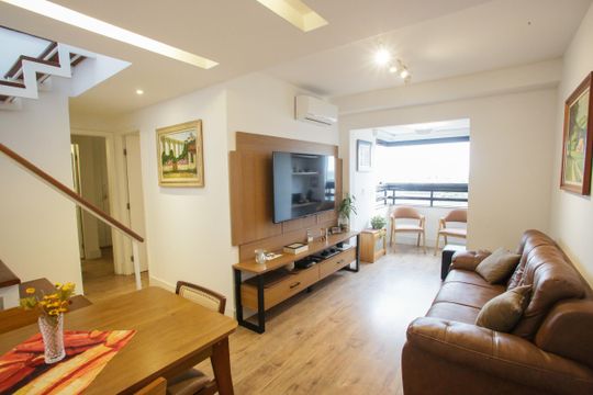 Sala de apartamento à venda com 3 quartos, 118m² em Taquara, Rio de Janeiro