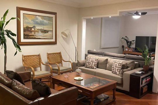 Sala de apartamento à venda com 3 quartos, 178m² em Moema, São Paulo