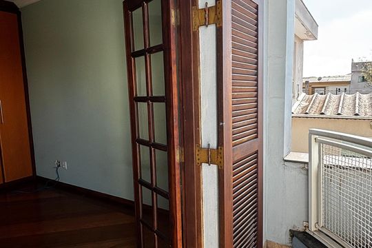 Varanda do Quarto 1 de casa à venda com 4 quartos, 536m² em Vila Alzira, Santo André