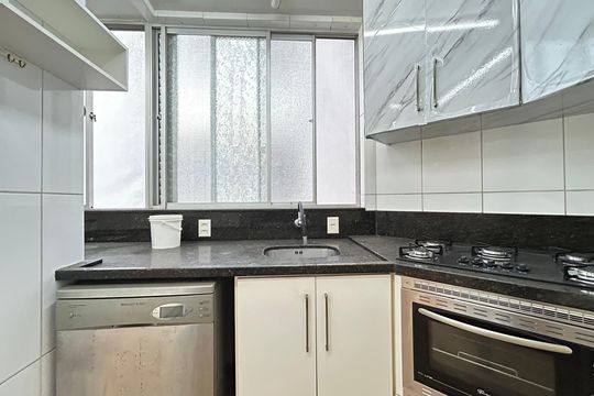 Cozinha de apartamento para alugar com 3 quartos, 94m² em Itacorubi, Florianópolis