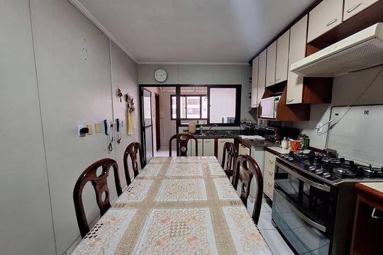 Cozinha de apartamento para alugar com 3 quartos, 155m² em Vila Curuçá, Santo André