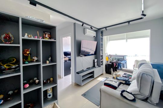 Sala de apartamento para alugar com 2 quartos, 55m² em Vila Anastácio, São Paulo