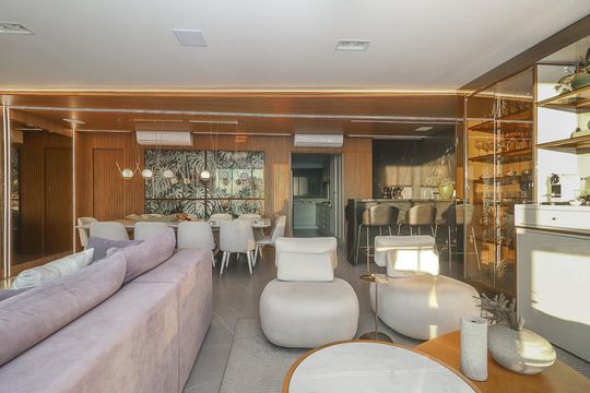 Sala de apartamento à venda com 3 quartos, 159m² em Auxiliadora, Porto Alegre
