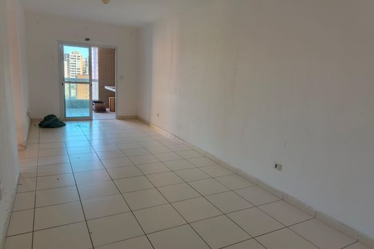 Sala de apartamento para alugar com 2 quartos, 80m² em Canto do Forte, Praia Grande