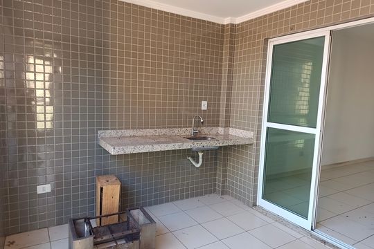 Varanda de apartamento para alugar com 2 quartos, 80m² em Canto do Forte, Praia Grande