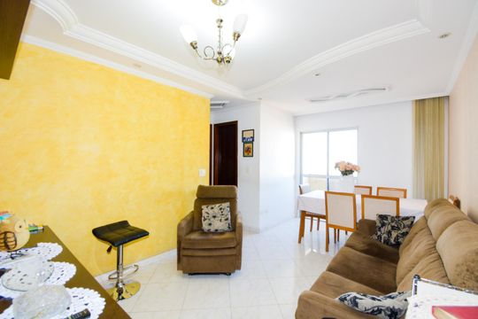 Sala de apartamento para alugar com 2 quartos, 59m² em Vila Paulista, Guarulhos