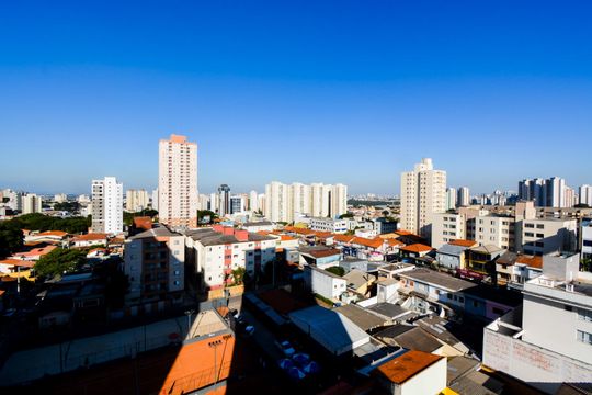 Varanda da Sala - Vista  de apartamento para alugar com 2 quartos, 59m² em Vila Paulista, Guarulhos