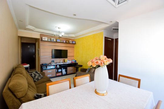 Sala de apartamento para alugar com 2 quartos, 59m² em Vila Paulista, Guarulhos