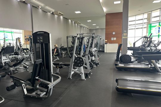 Área comum - Academia de apartamento à venda com 3 quartos, 202m² em Alphaville Empresarial, Santana de Parnaíba