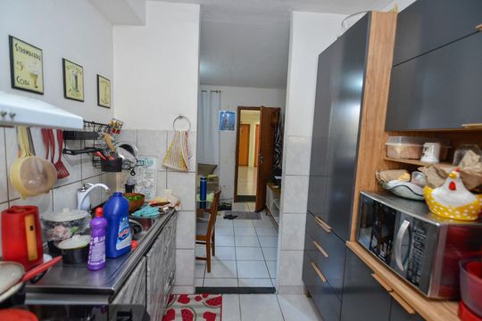 Cozinha de apartamento à venda com 2 quartos, 50m² em Estácio, Rio de Janeiro
