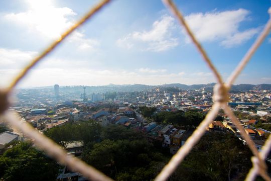 Vista da varanda de apartamento à venda com 2 quartos, 55m² em Jardim do Estádio, Santo André