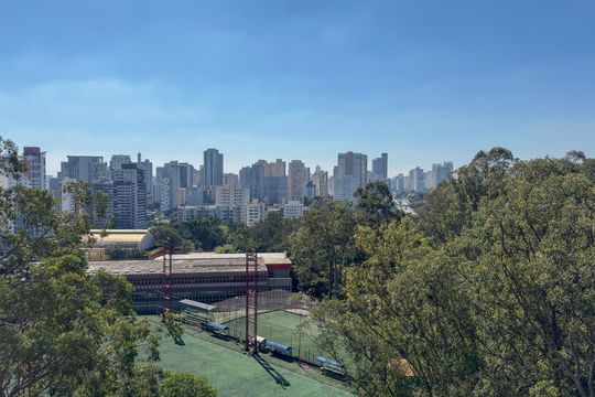 Vista de apartamento à venda com 3 quartos, 107m² em Santo Amaro, São Paulo