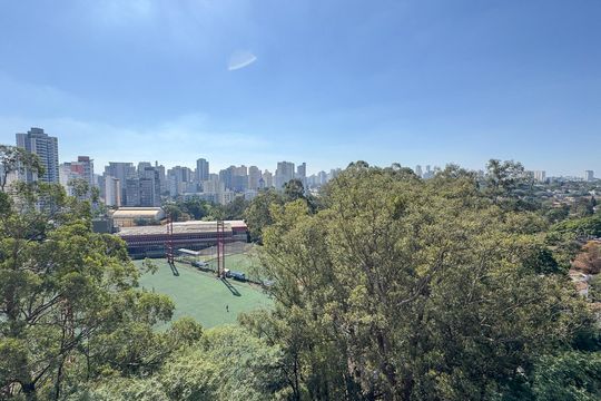 Vista de apartamento à venda com 3 quartos, 107m² em Santo Amaro, São Paulo