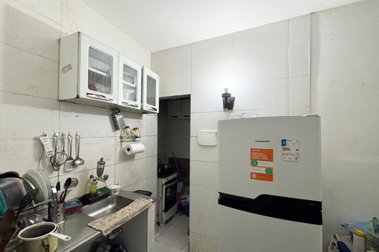 Cozinha de apartamento para alugar com 1 quarto, 43m² em Copacabana, Rio de Janeiro