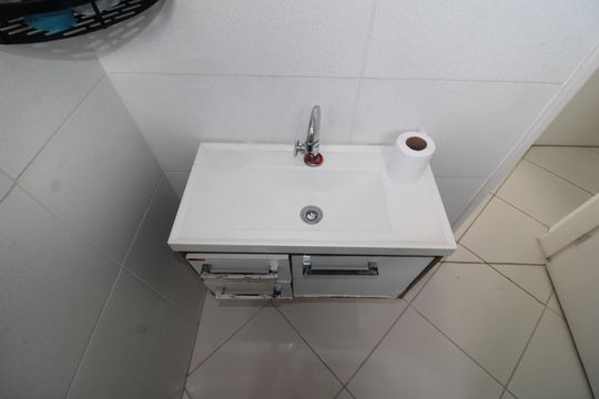 Banheiro de apartamento à venda com 3 quartos, 60m² em Vila Dom Pedro Ii, São Paulo