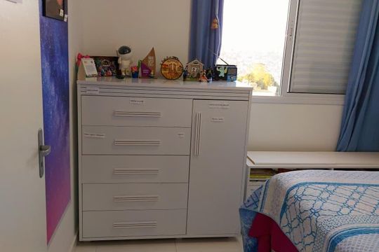 Quarto de apartamento para alugar com 2 quartos, 49m² em Santa Terezinha, São Bernardo do Campo