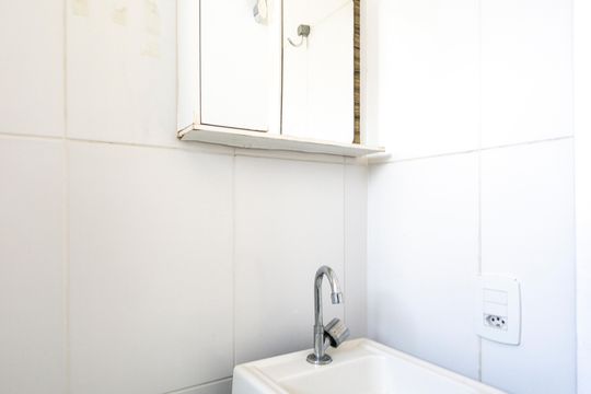 Banheiro social de apartamento à venda com 3 quartos, 72m² em Vila Matilde, São Paulo