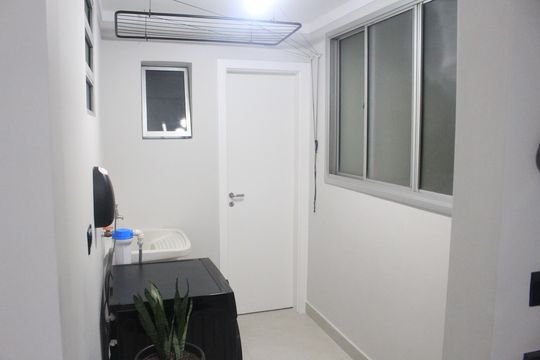 Área de Serviço de apartamento à venda com 1 quarto, 81m² em Santo Antônio, São Caetano do Sul