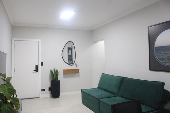 Sala de apartamento à venda com 1 quarto, 81m² em Santo Antônio, São Caetano do Sul