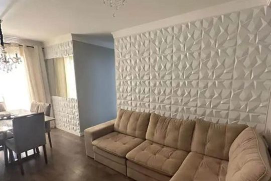 Sala de apartamento à venda com 2 quartos, 60m² em Picanço, Guarulhos