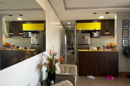 Sala - Cozinha de apartamento à venda com 3 quartos, 74m² em Novo Osasco, Osasco