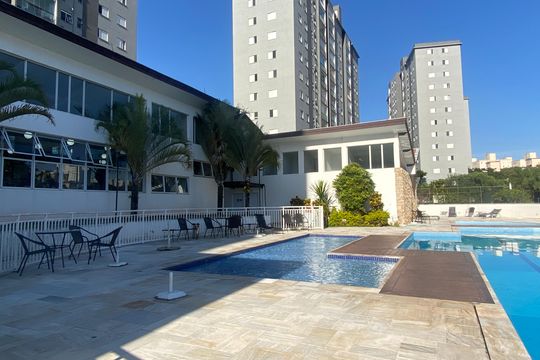 Área comum - Piscina de apartamento à venda com 3 quartos, 74m² em Novo Osasco, Osasco