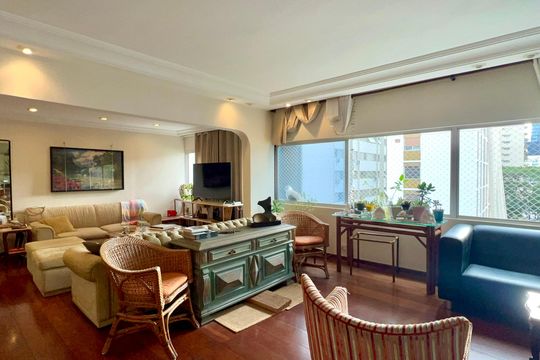 Sala de apartamento à venda com 3 quartos, 160m² em Jardim Paulista, São Paulo